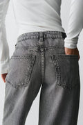 Low wide jeans - Vintage grey