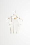 y rib singlet - Noir