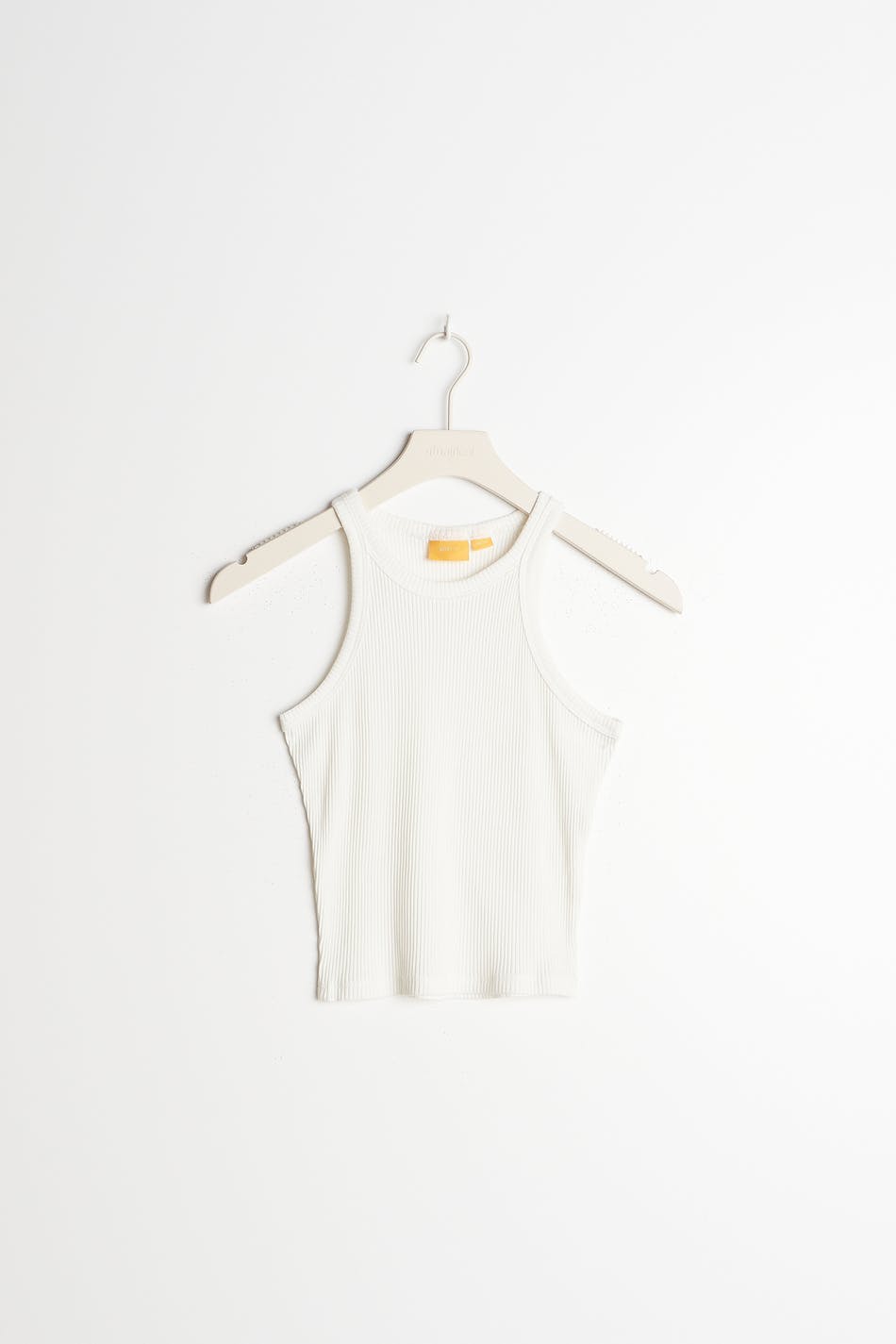 y rib singlet - Noir