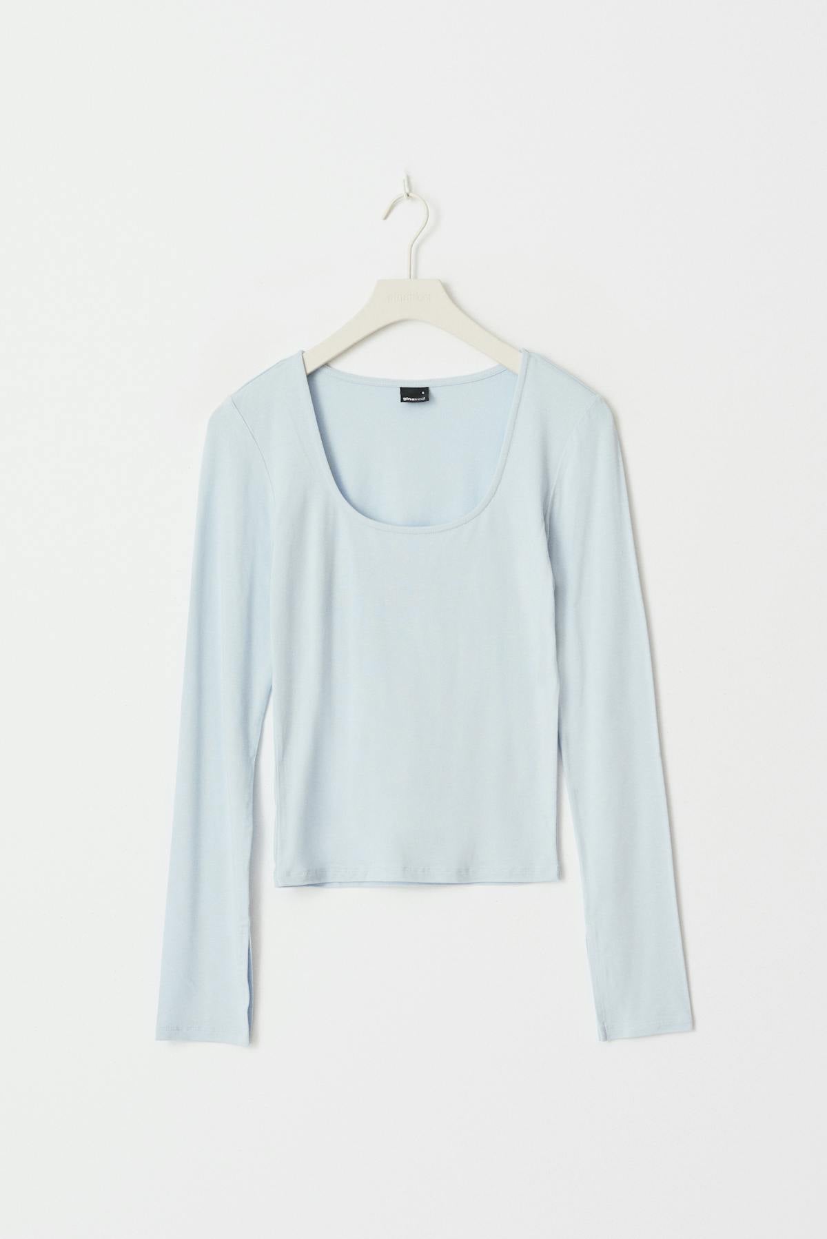 Soft touch jersey top - Black iris