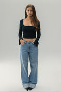 Soft touch jersey top - Java