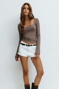 Soft touch jersey top - Java