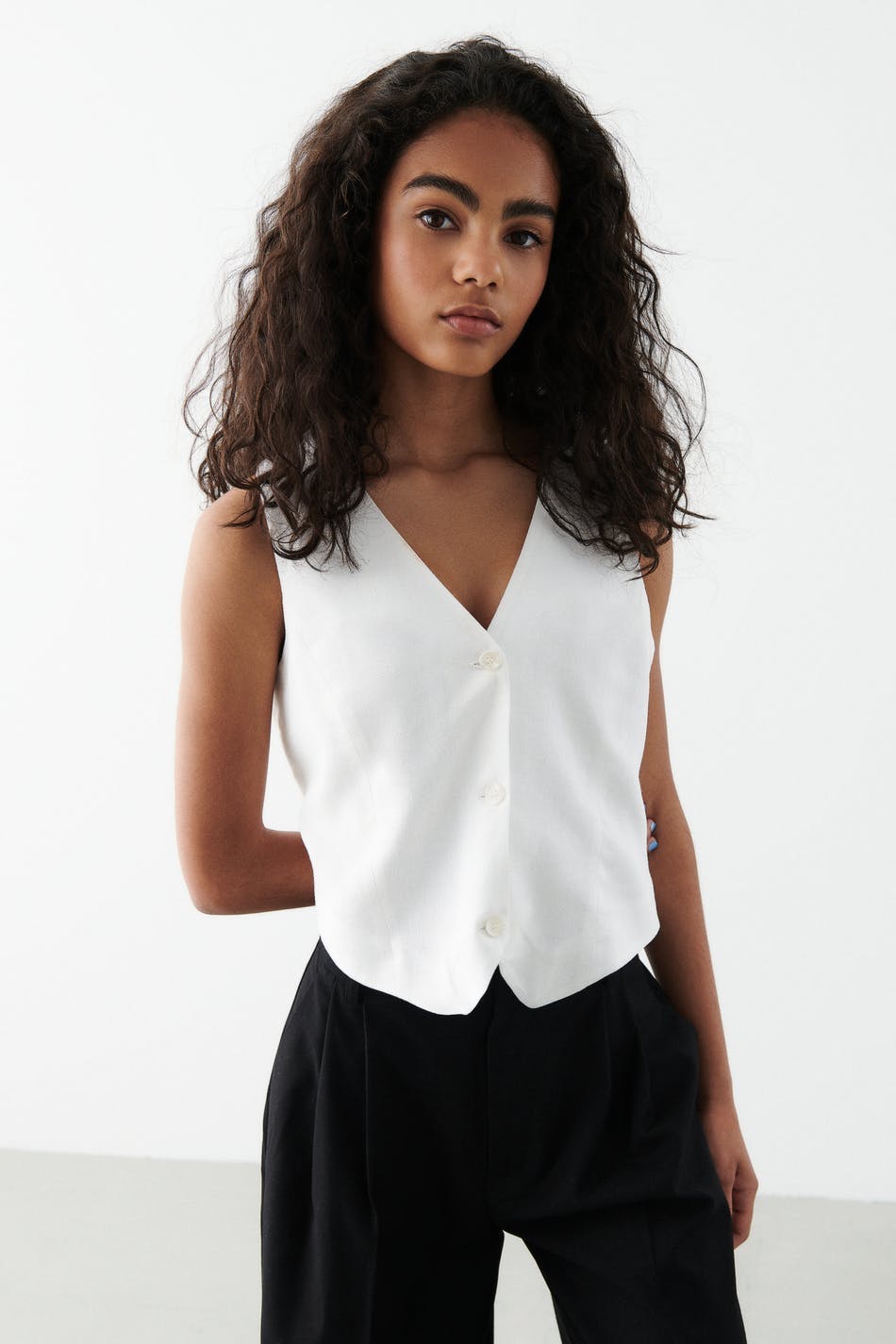 I&e vest - Blanc