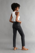 Straight stretch jeans - Offblack