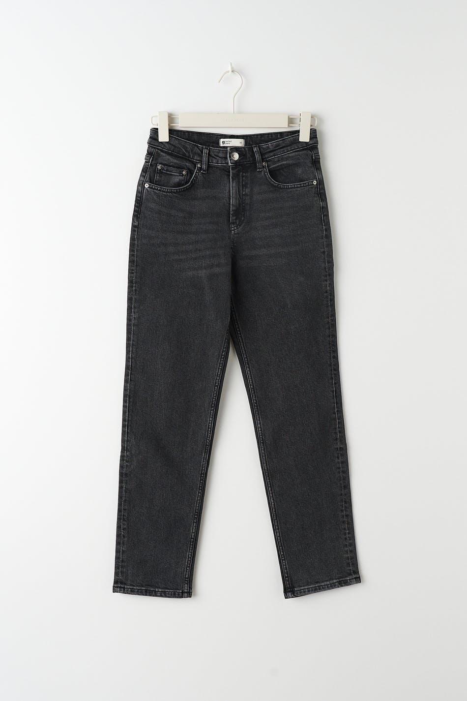 Straight stretch jeans - Offblack