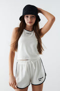 terry shorts - Blanc cassé