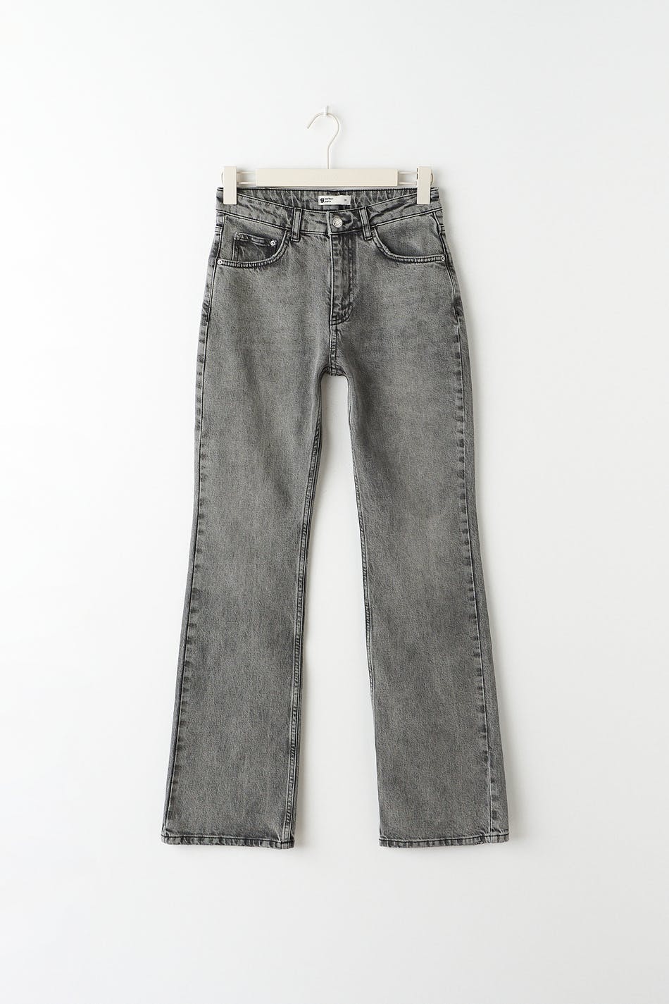 flare jeans - Gris