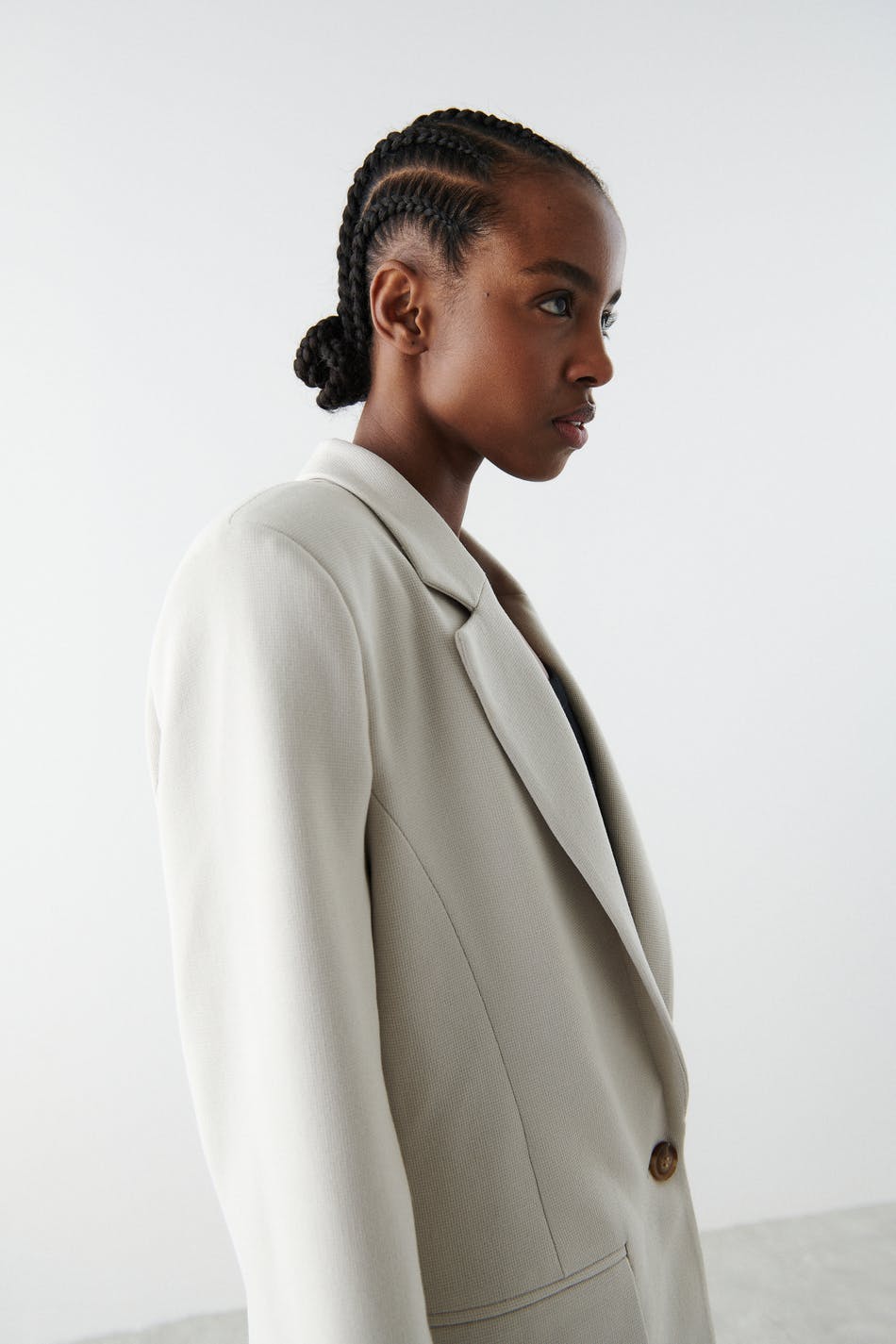 Sammy blazer - Pumice stone