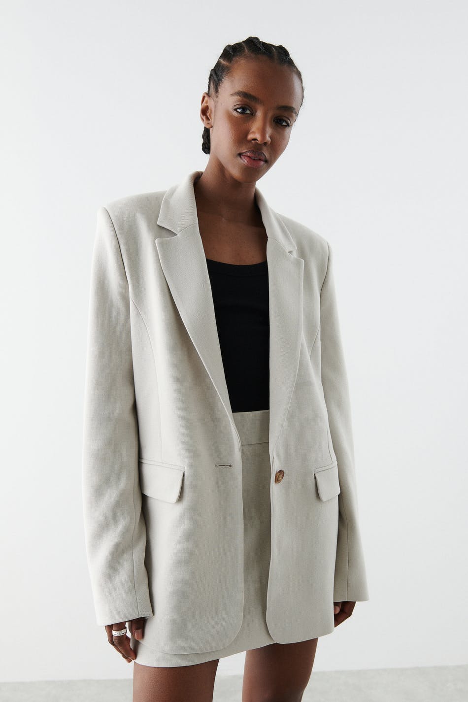 Sammy blazer - Pumice stone