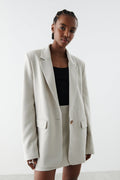 Sammy blazer - Pumice stone