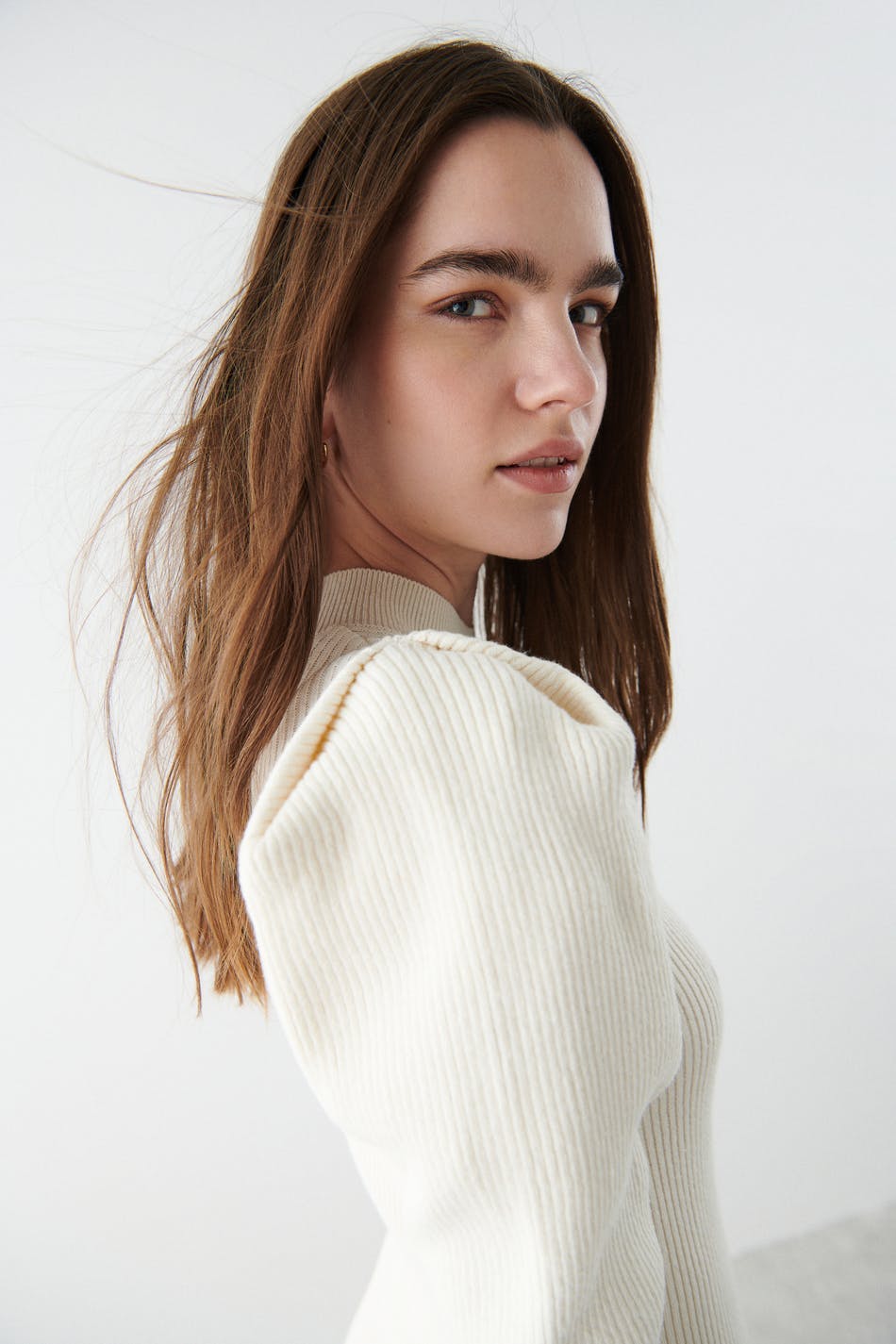 knitted dress - Ecru