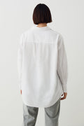 Oversized oxford shirt - Blanc
