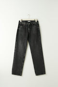 low straight jeans - Classic blue