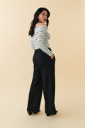 Low waist trousers - Noir