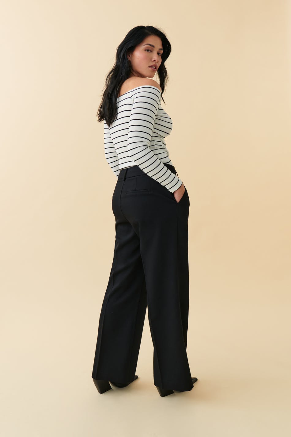 Low waist trousers - Noir