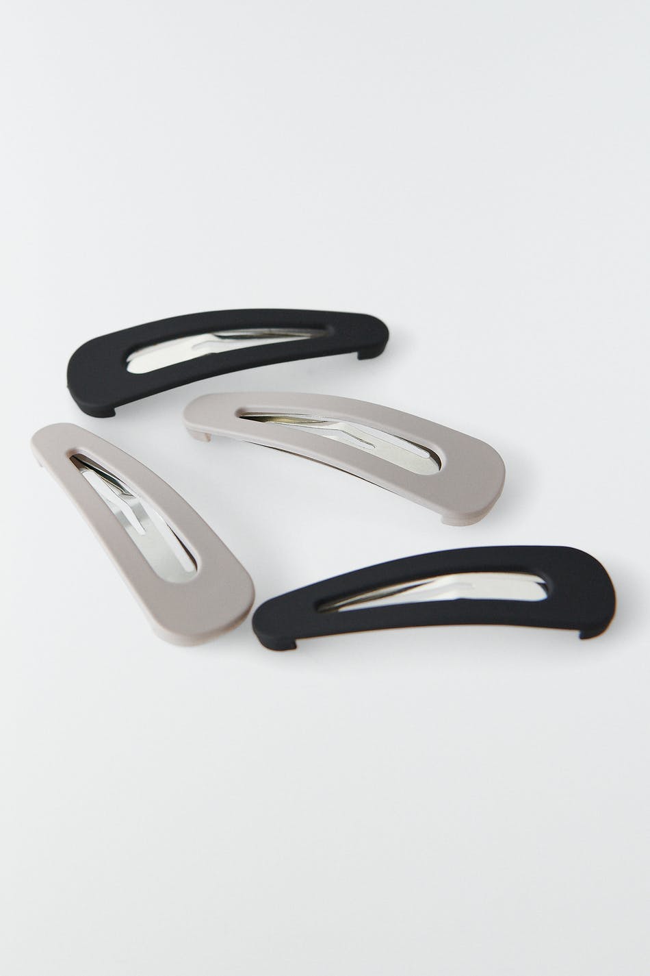 hair clip - Beige/black