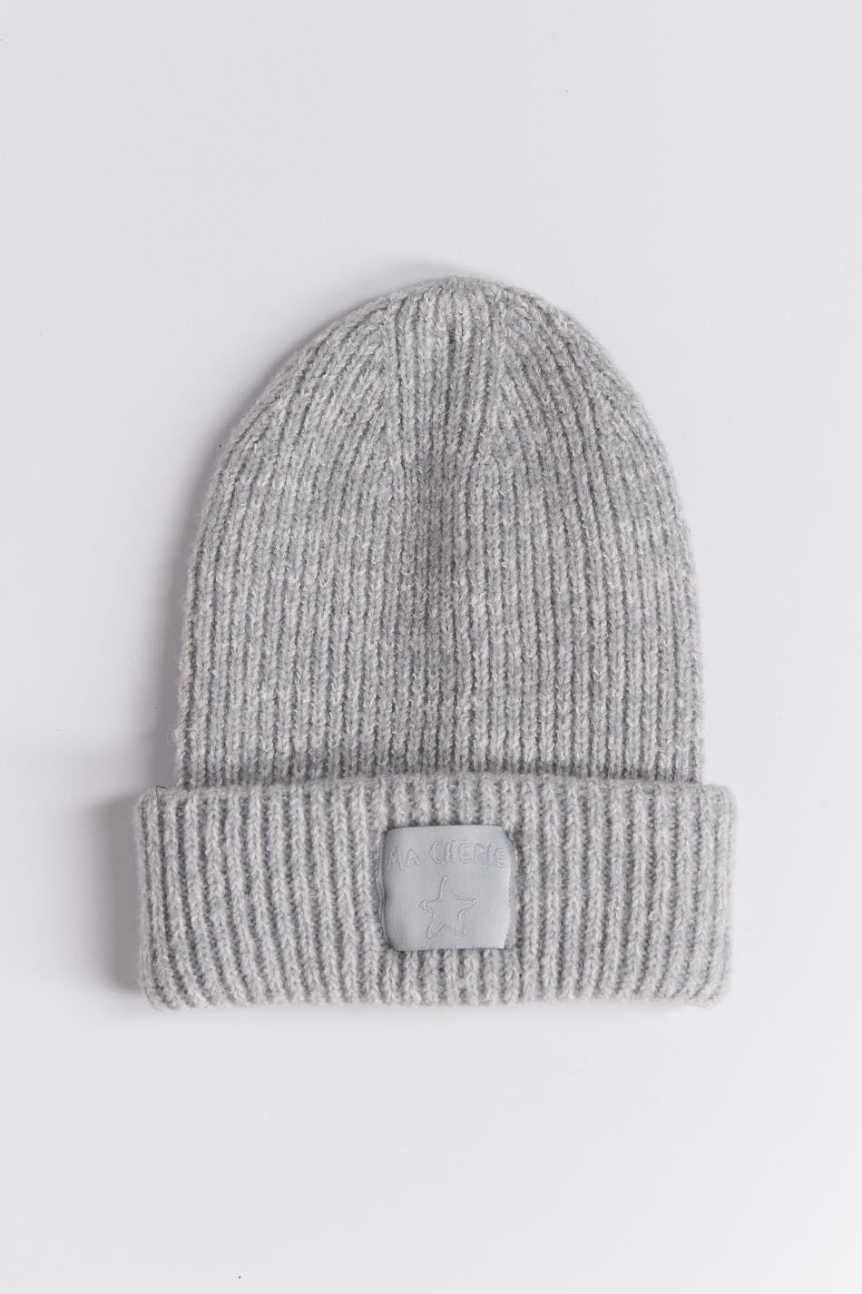 Y rib beanie - Grey melange