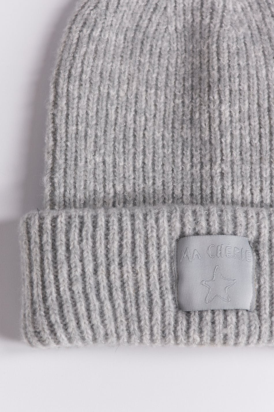 Y rib beanie - Grey melange