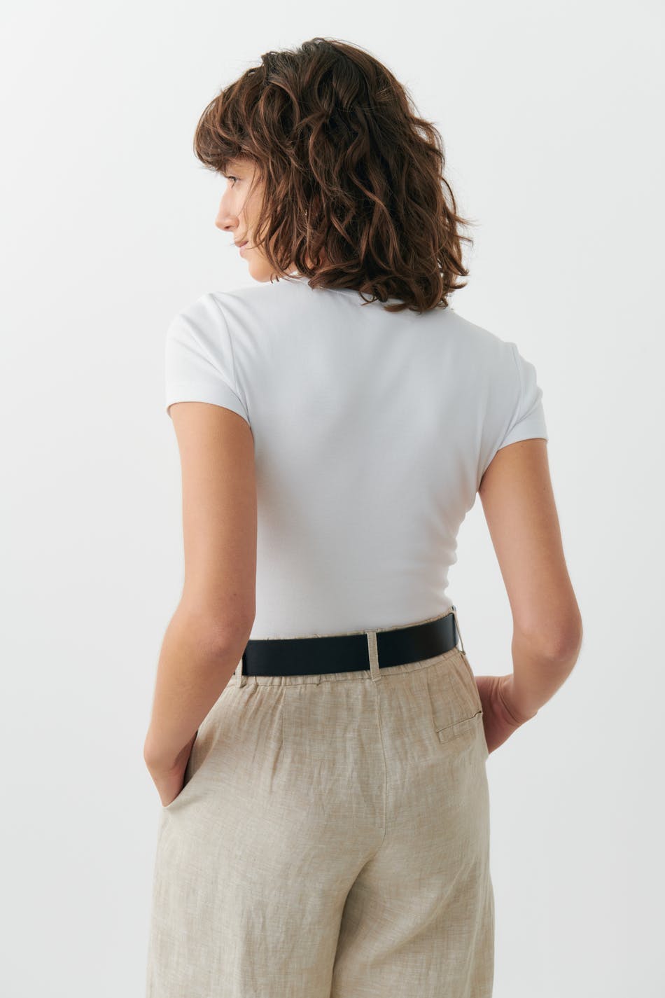 Basic tight top - Blanc