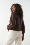 Rosa knitted cardigan - French roast