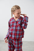 Y flannel pyjama shirt - Red check