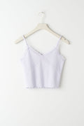 Y lace singlet - Heart aop