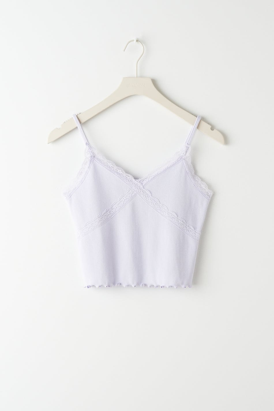 Y lace singlet - Heart aop