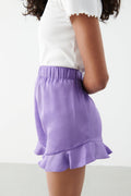 frill shorts - Violet