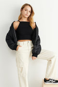 waist top - Noir