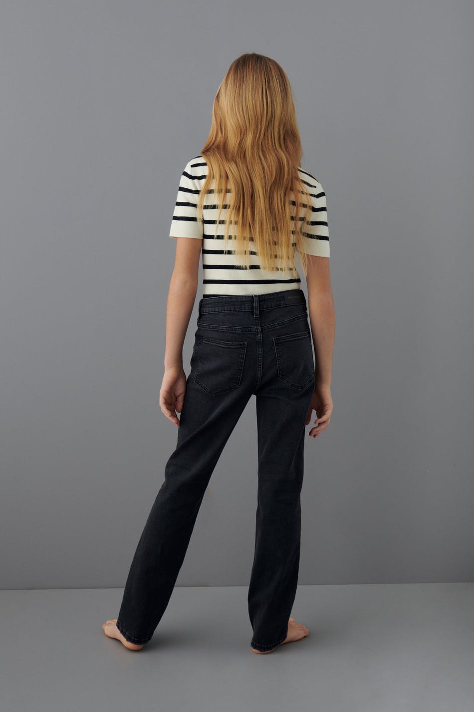 cropped jeans - Offblack