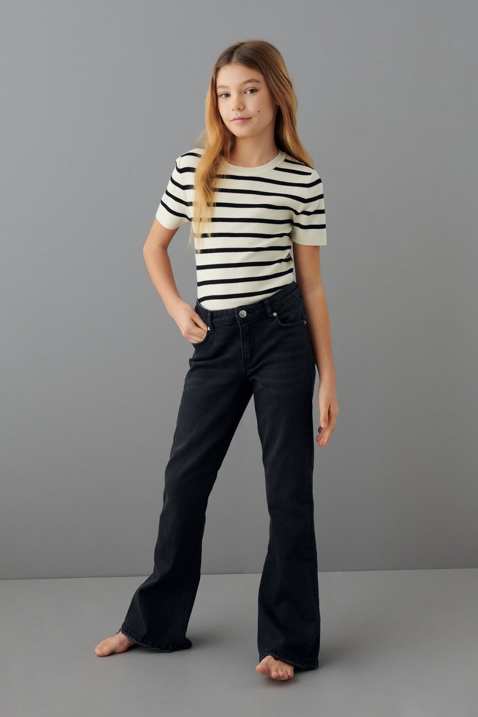 Bootcut jeans - Noir