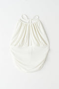halterneck top - Blanc cassé
