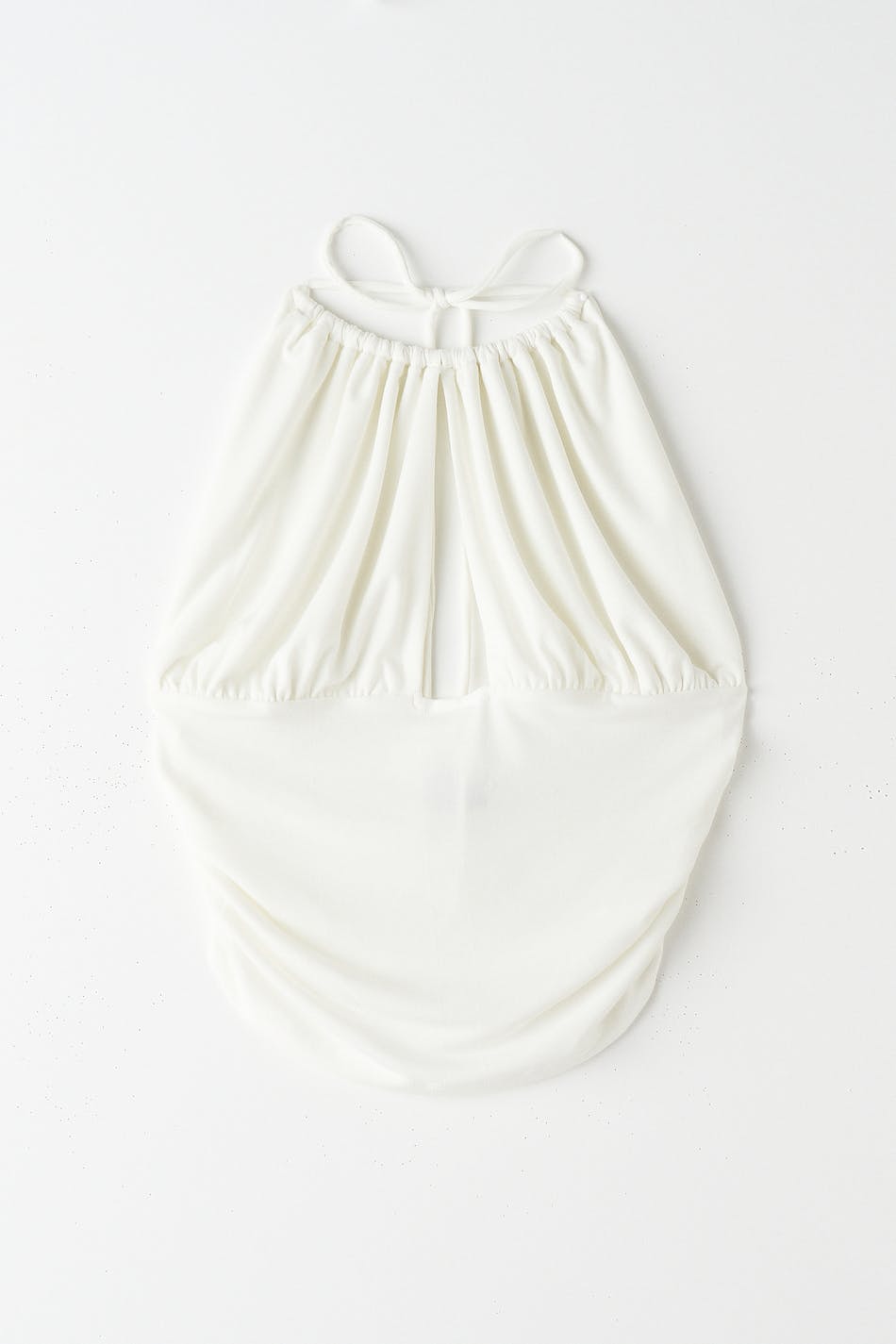 halterneck top - Blanc cassé