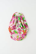 halterneck top - Floral aop