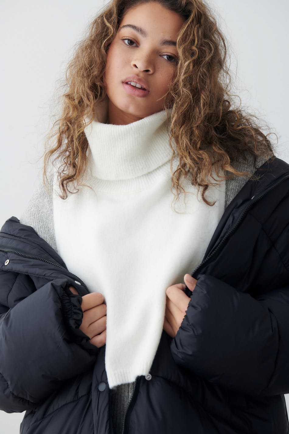 neck collar - Blanc cassé