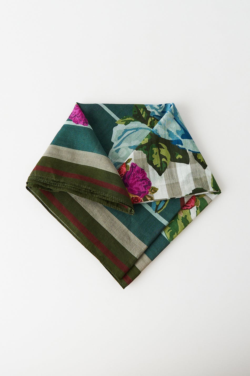 scarf - Dark flower
