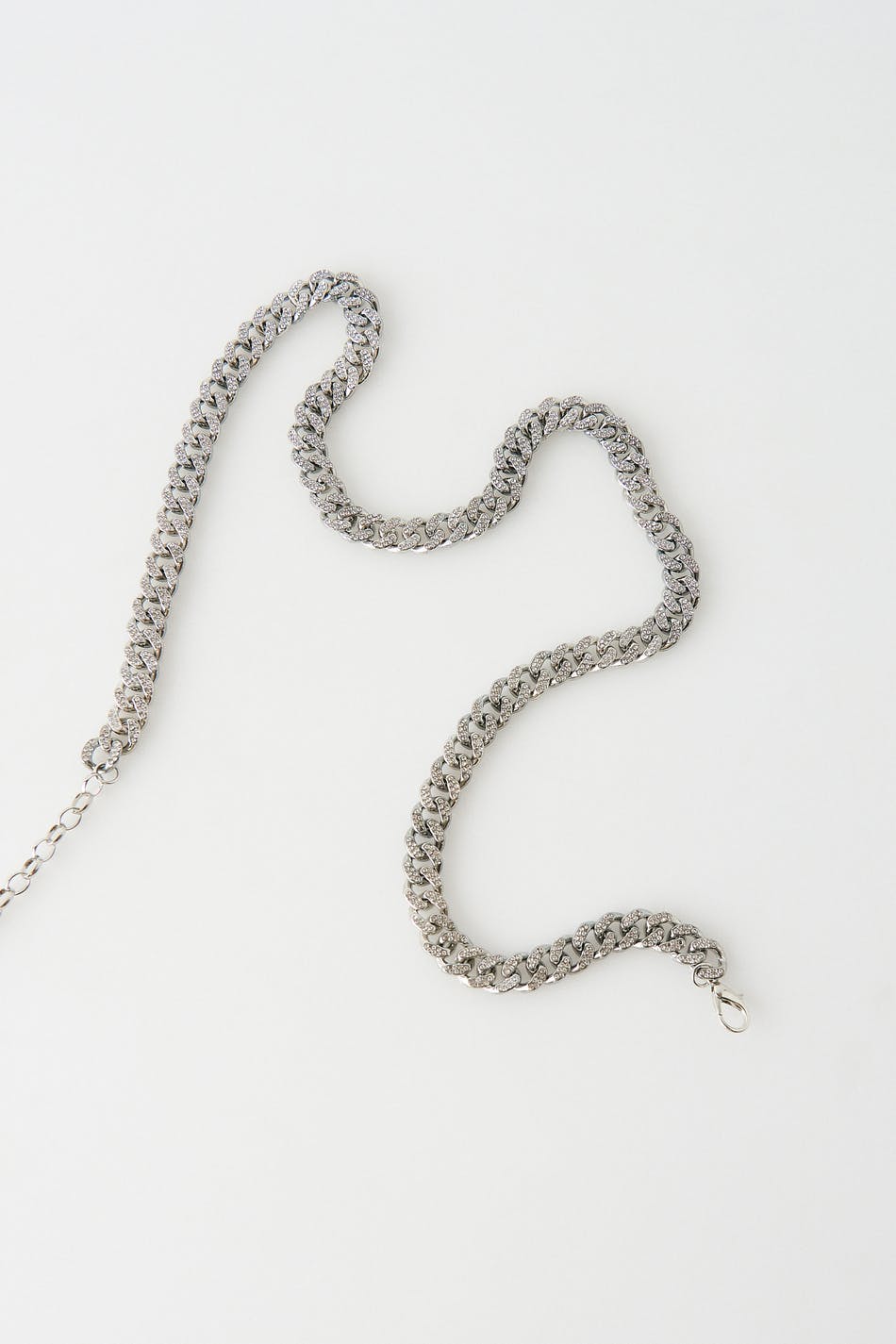 Sara glitter belt - Argent