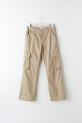 Low waist cargo jeans - Mud