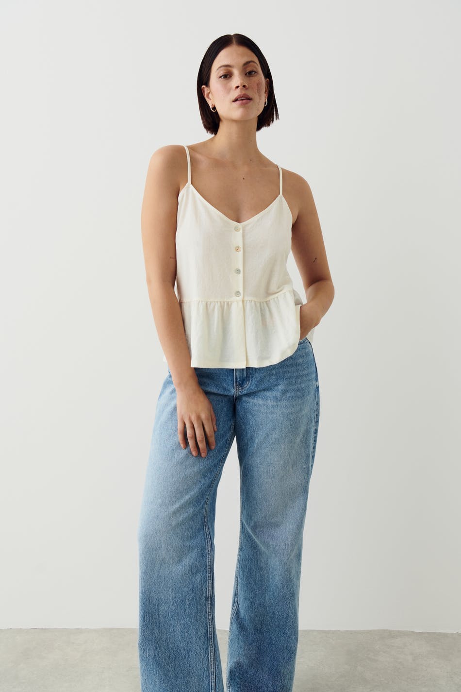Safia singlet - Gardenia