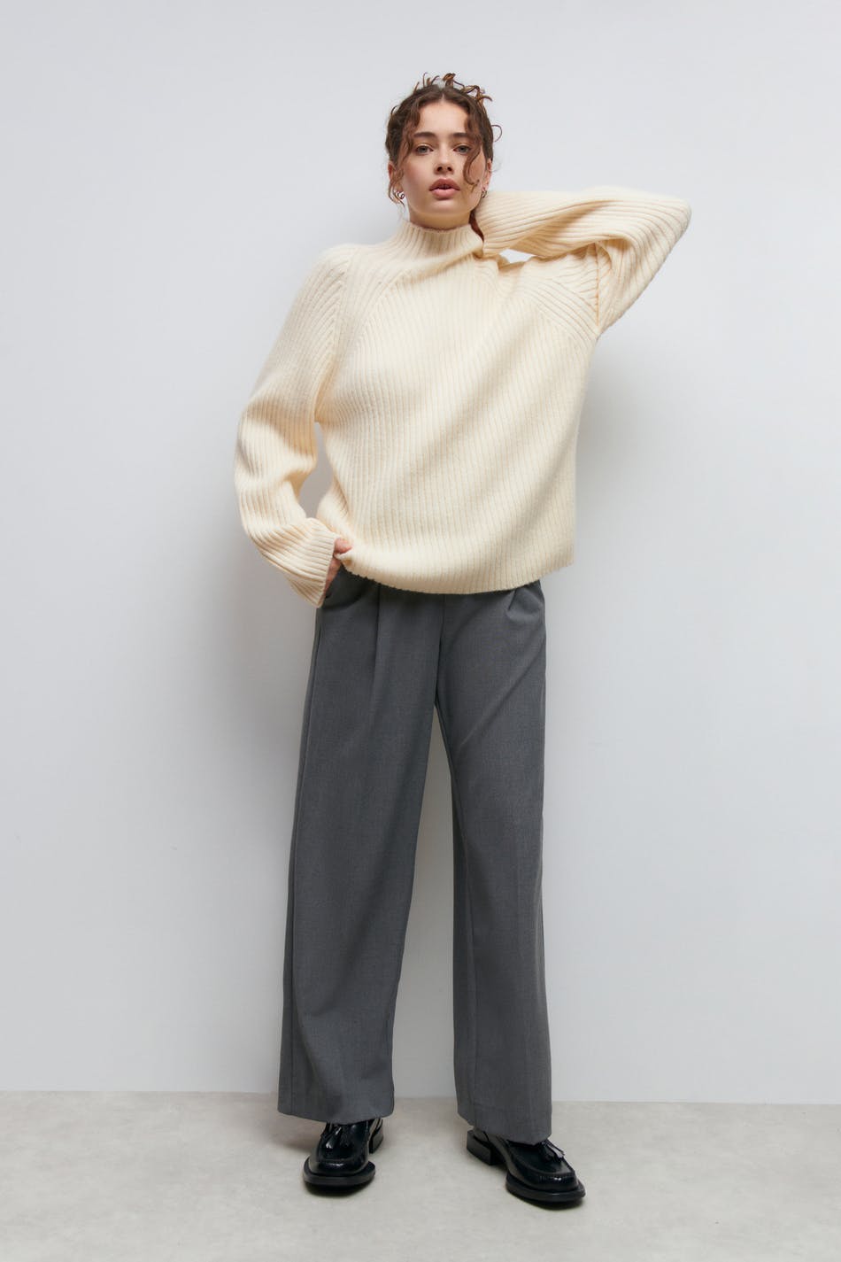 Felicia knitted sweater - Ecru