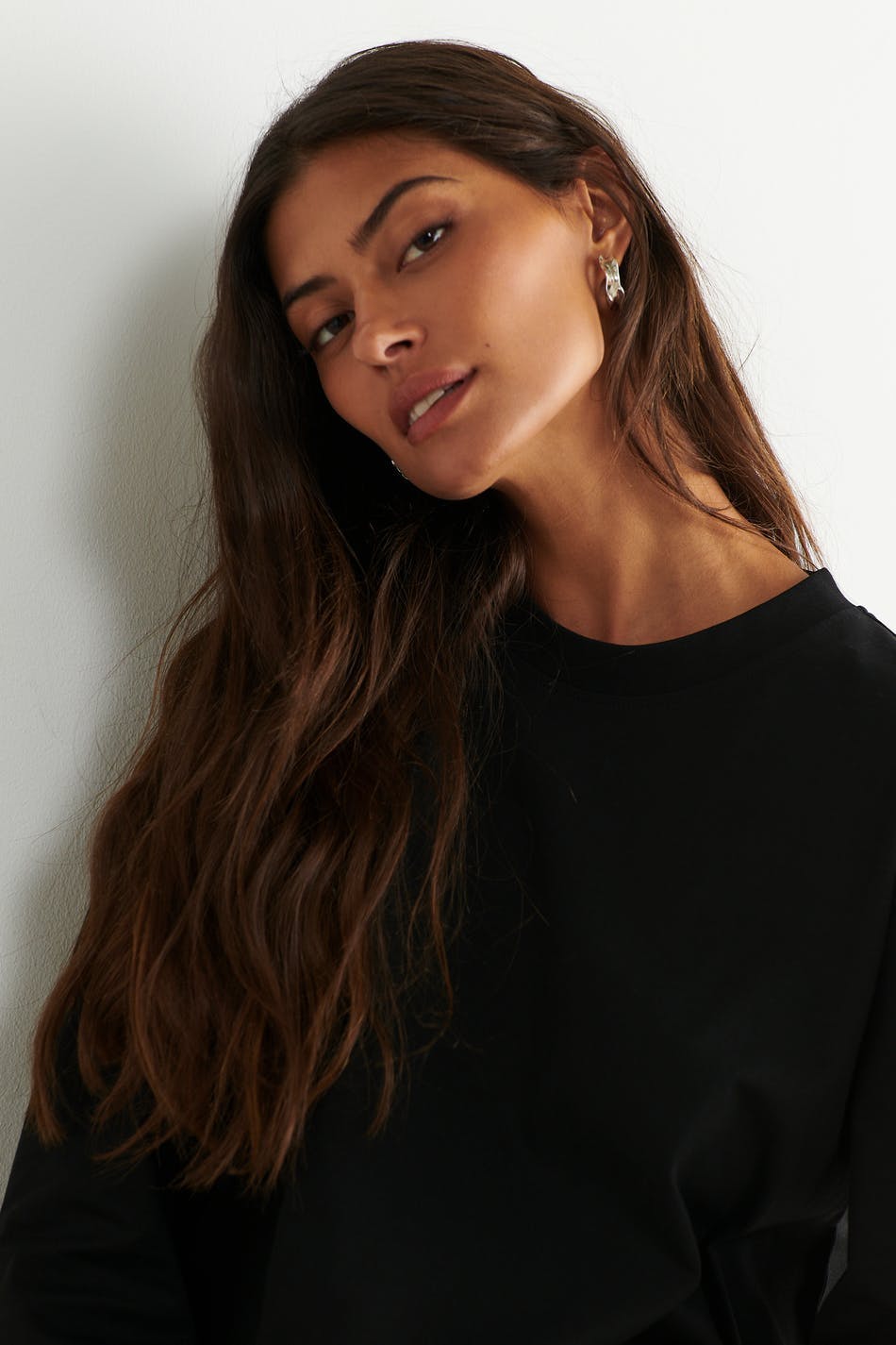 Basic long sleeve tee - Noir