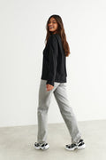 Basic long sleeve tee - Noir