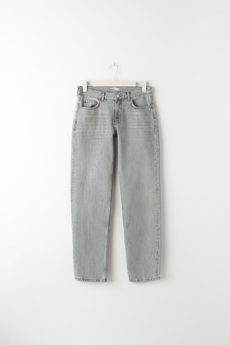 low straight petite jeans - Gris clair