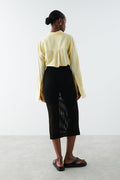 Michelle crochet skirt - Noir