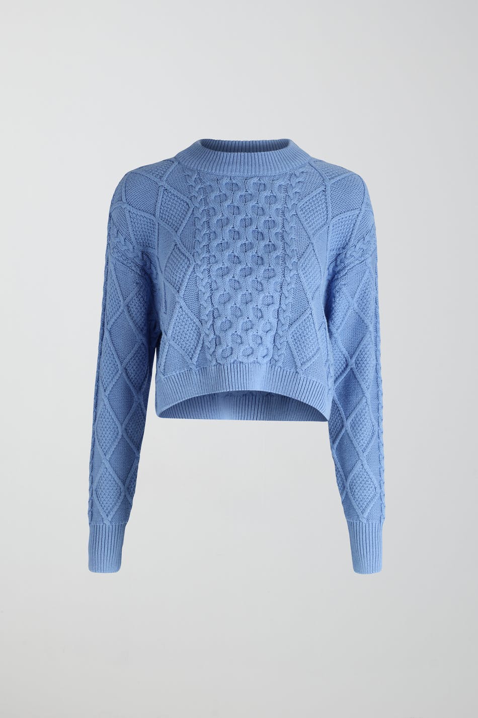 Hailey knitted sweater - Bleu