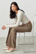 Bootcut trousers - Bleu marine