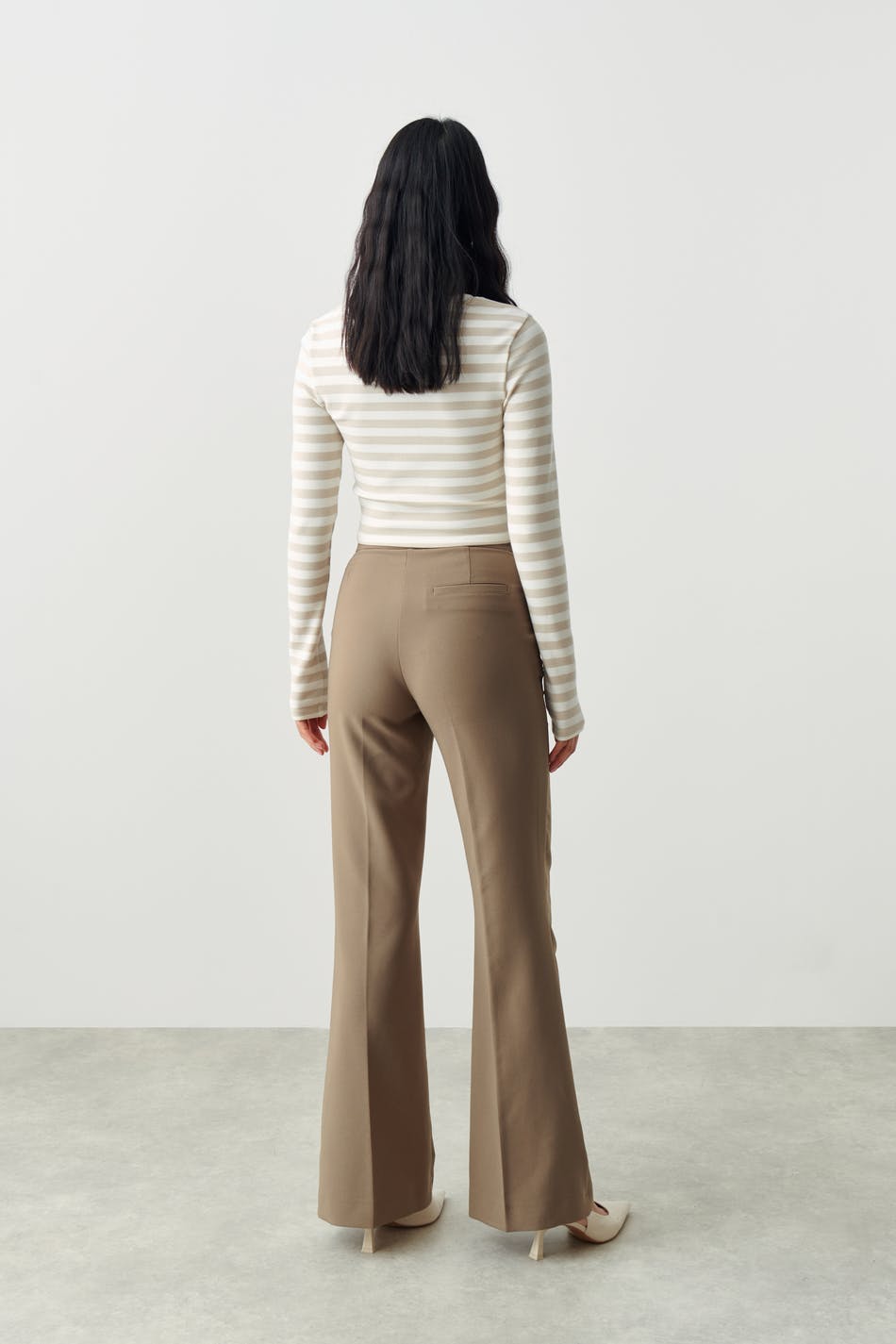 Bootcut trousers - Bleu marine