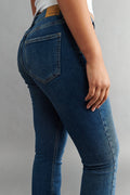 low waist bootcut jeans - Noir