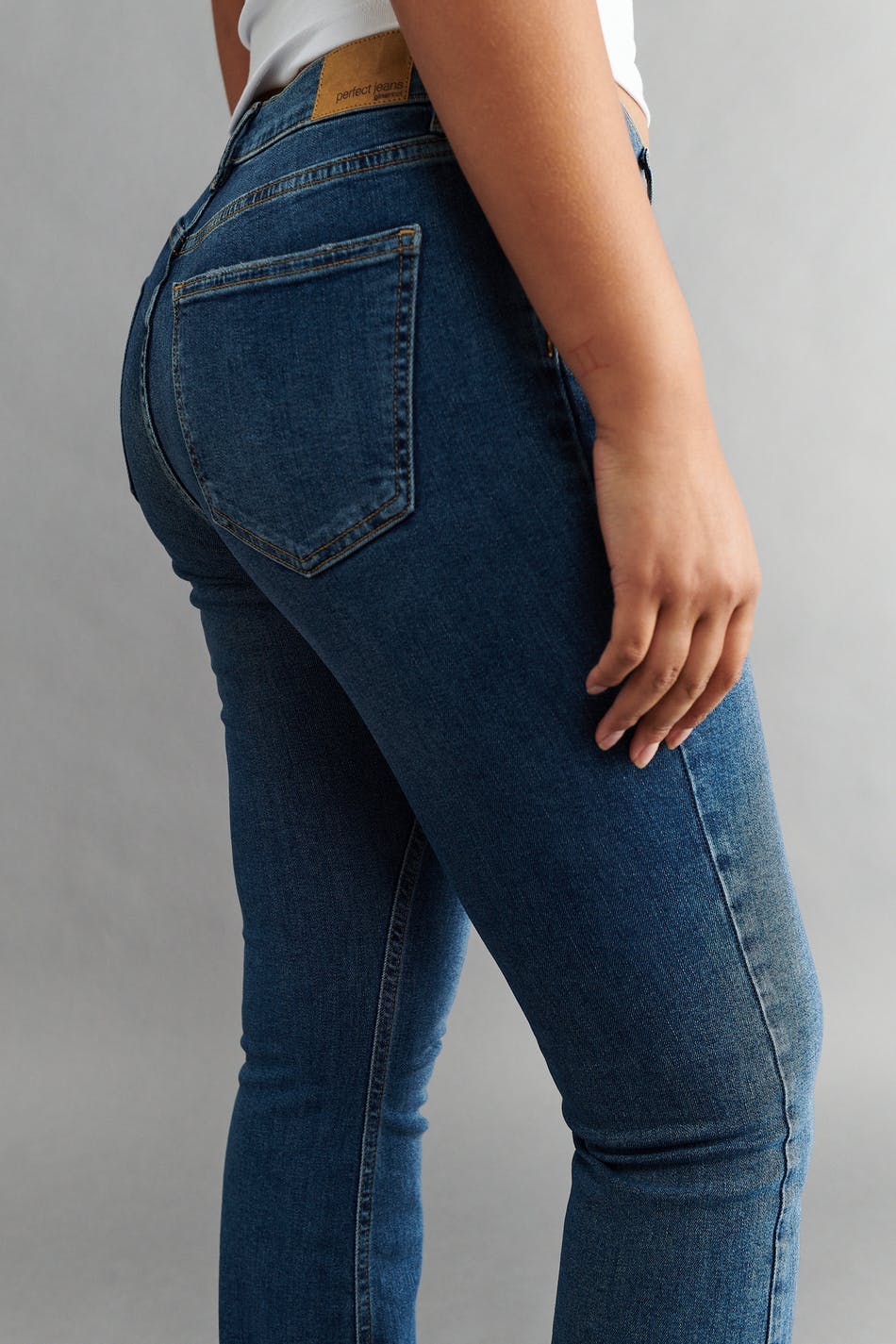 low waist bootcut jeans - Noir