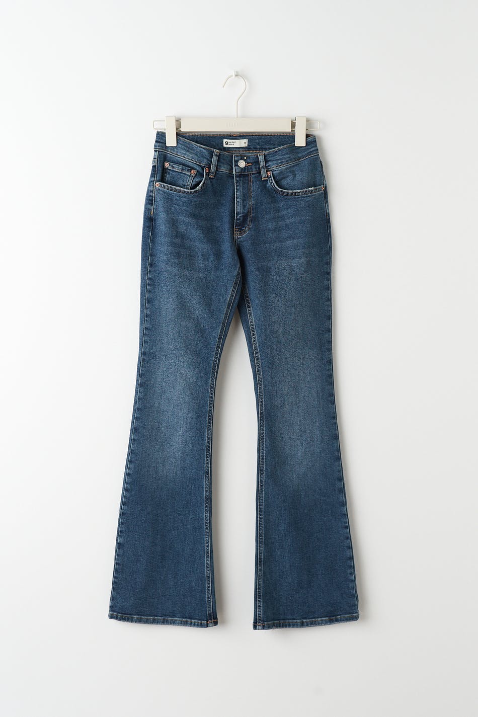low waist bootcut jeans - Noir